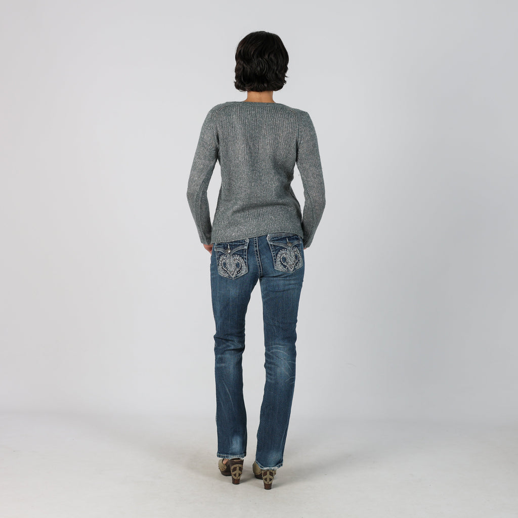 Blue Y2K Wrangler Bootcut Jeans (M)