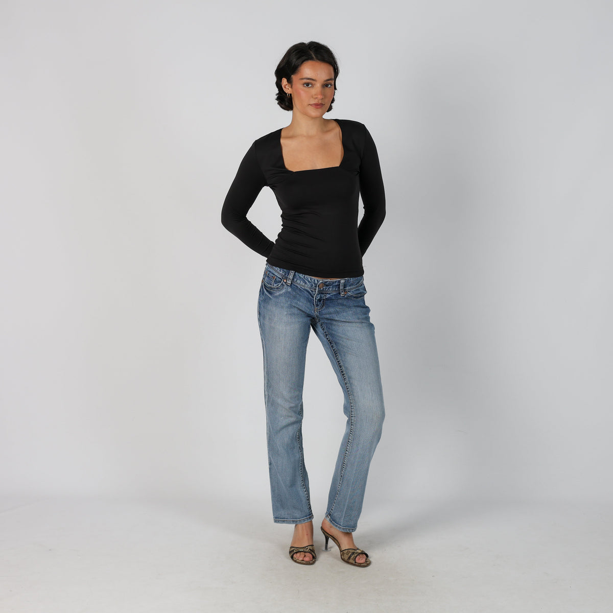 Blue Y2K Maurices Bootcut Jeans (M)