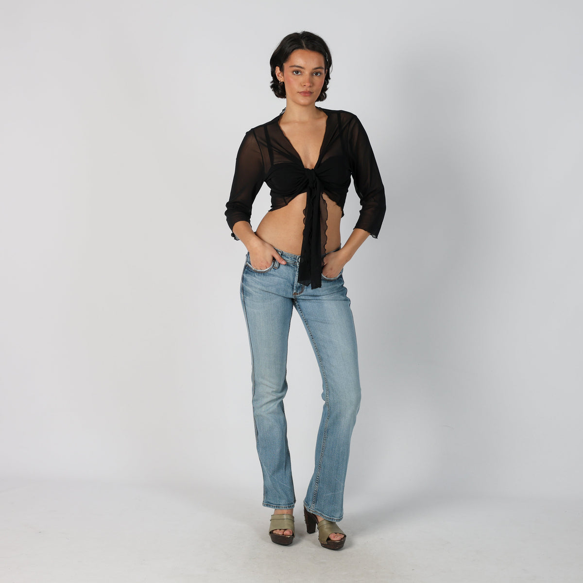 Blue Y2K Vigoss Bootcut Jeans (S)