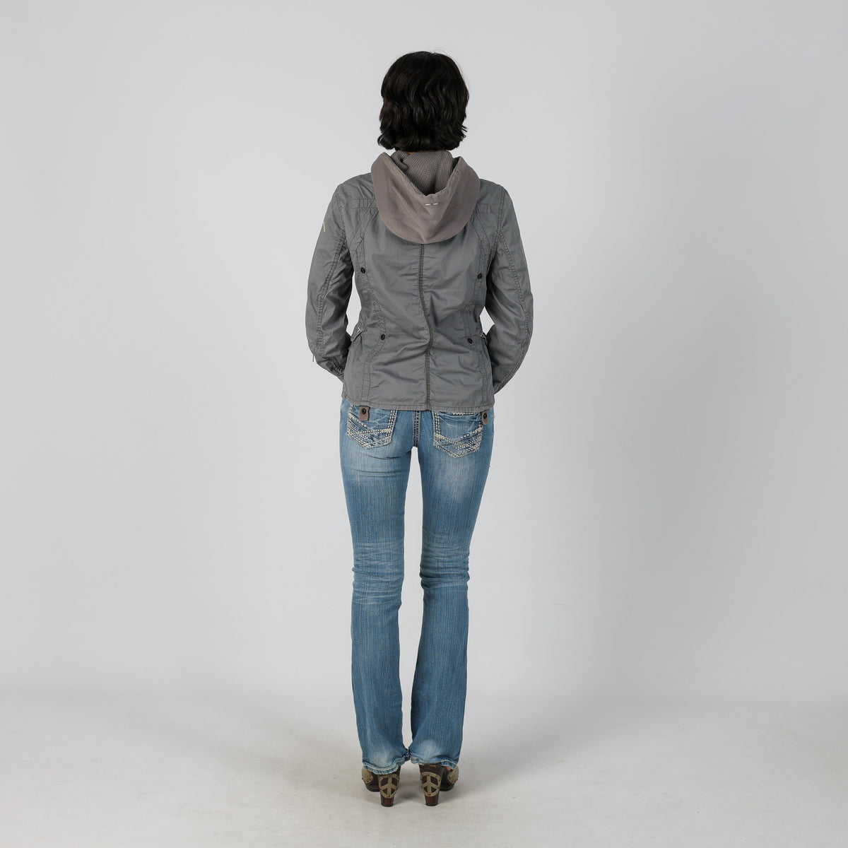 Blue Y2K bke Bootcut Jeans (S)