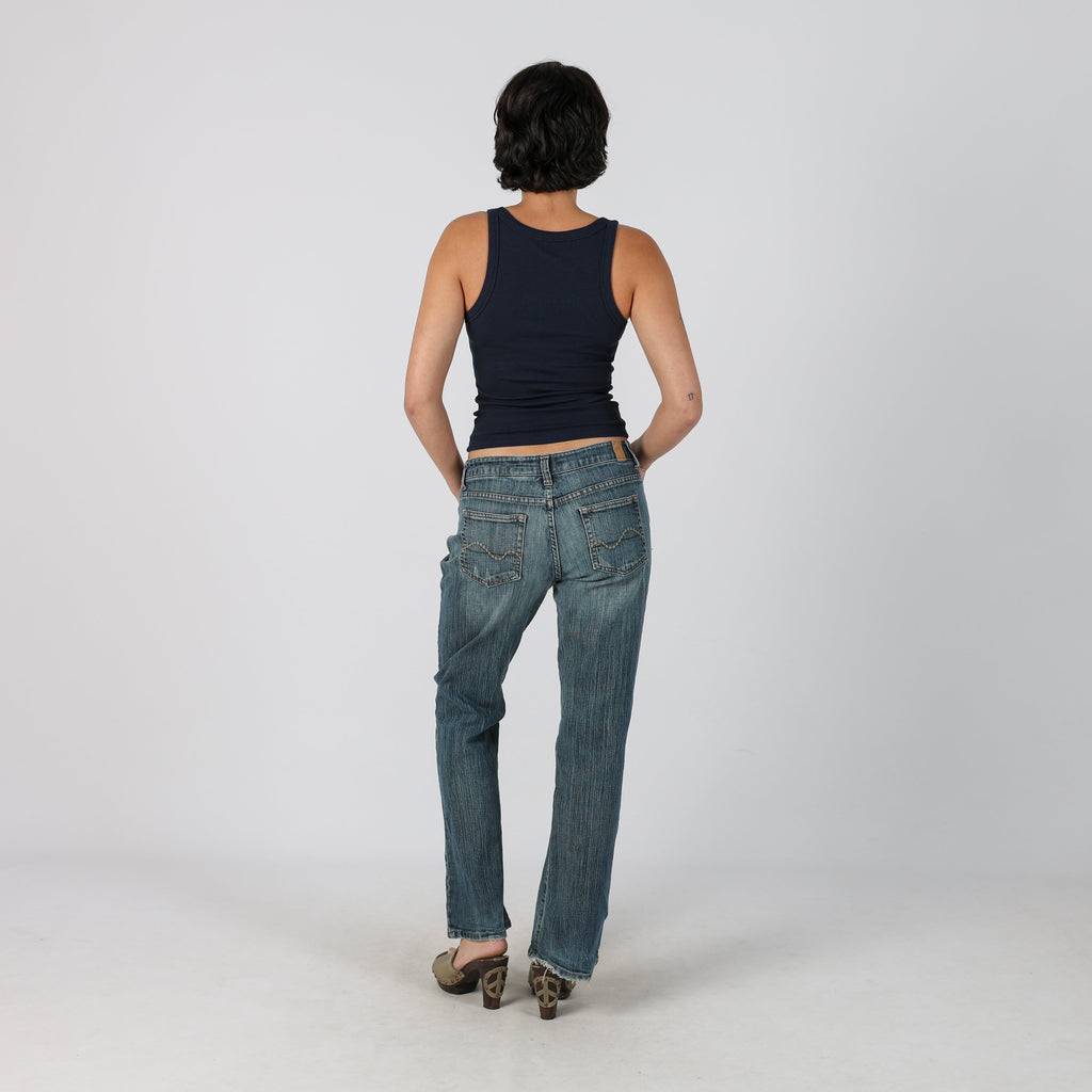 Blue Y2K Maurices Straight Jeans (M)