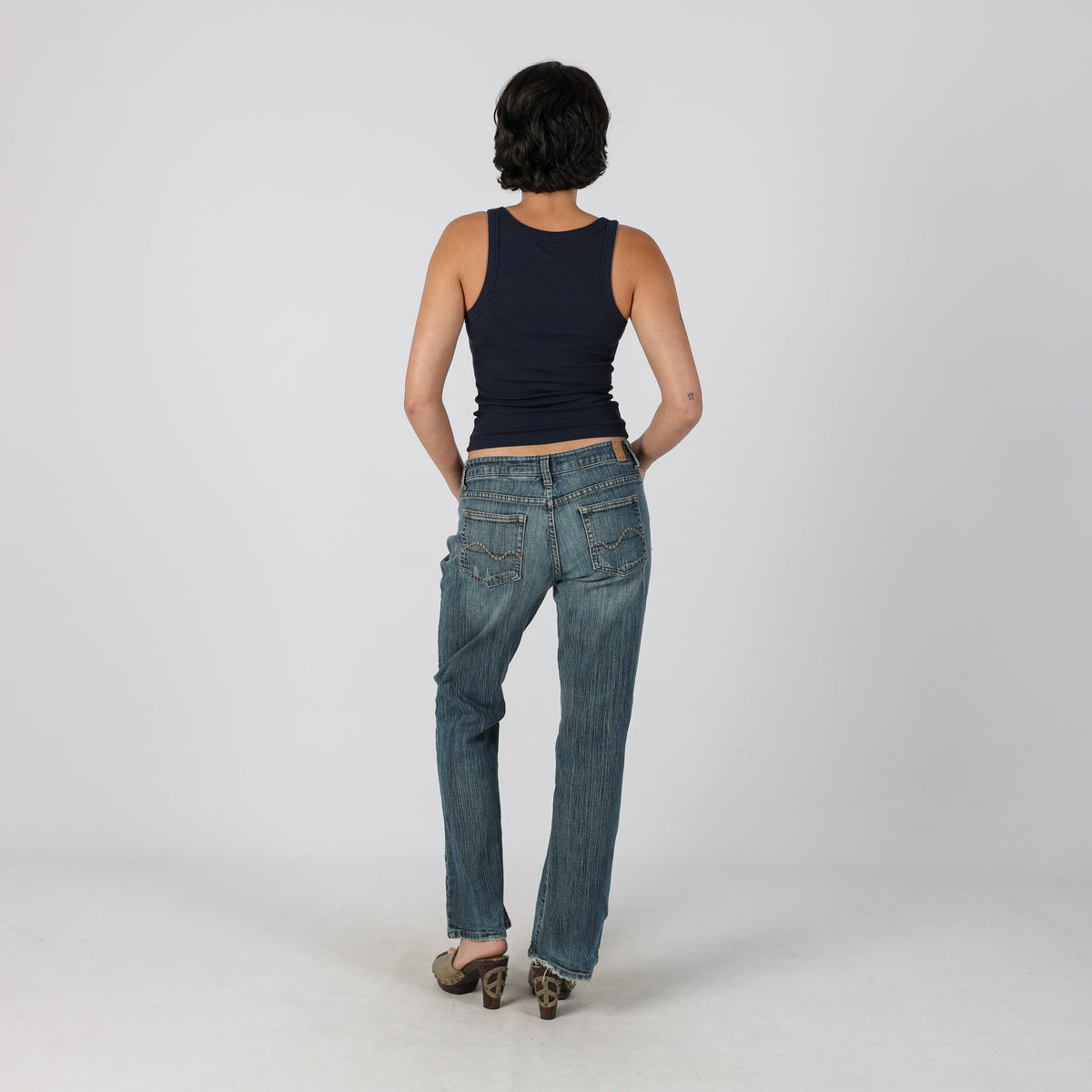Blue Y2K Maurices Straight Jeans (M)