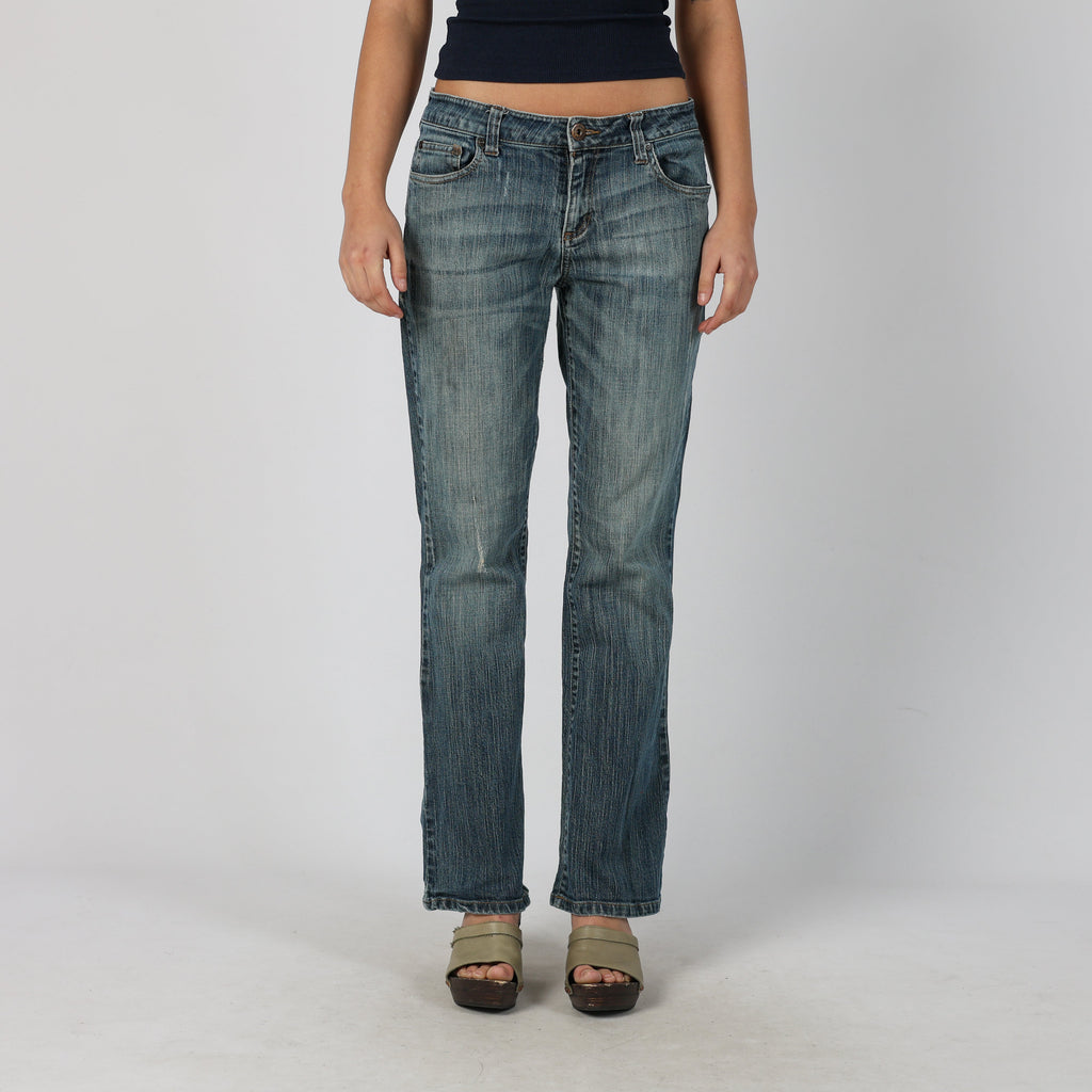 Blue Y2K Maurices Straight Jeans (M)