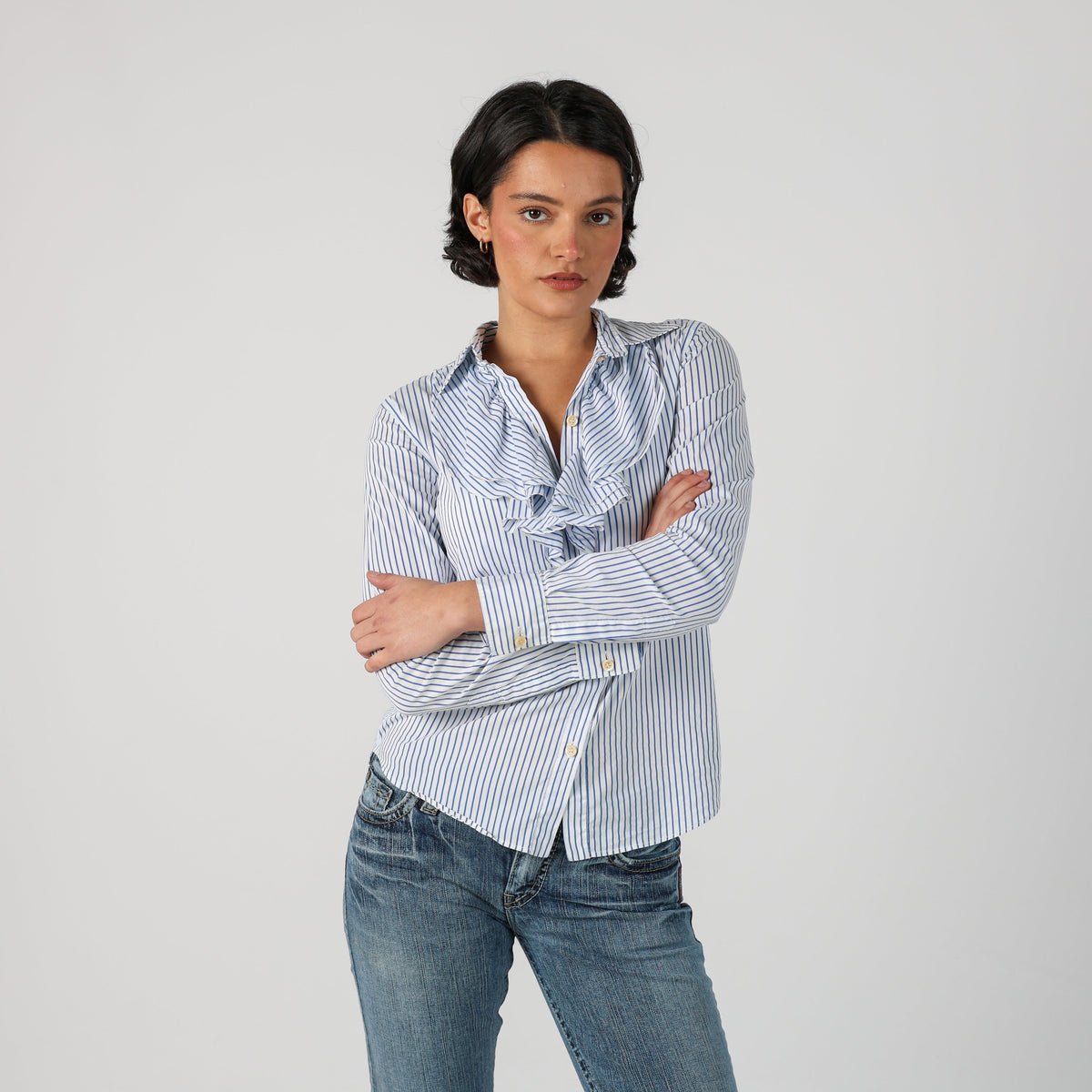 White Y2K Moschino Blouse (M)