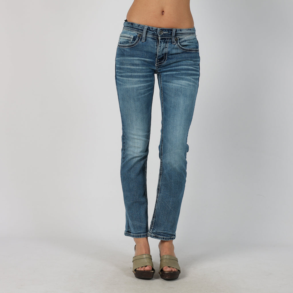 Blue Y2K bke Bootcut Jeans (S)