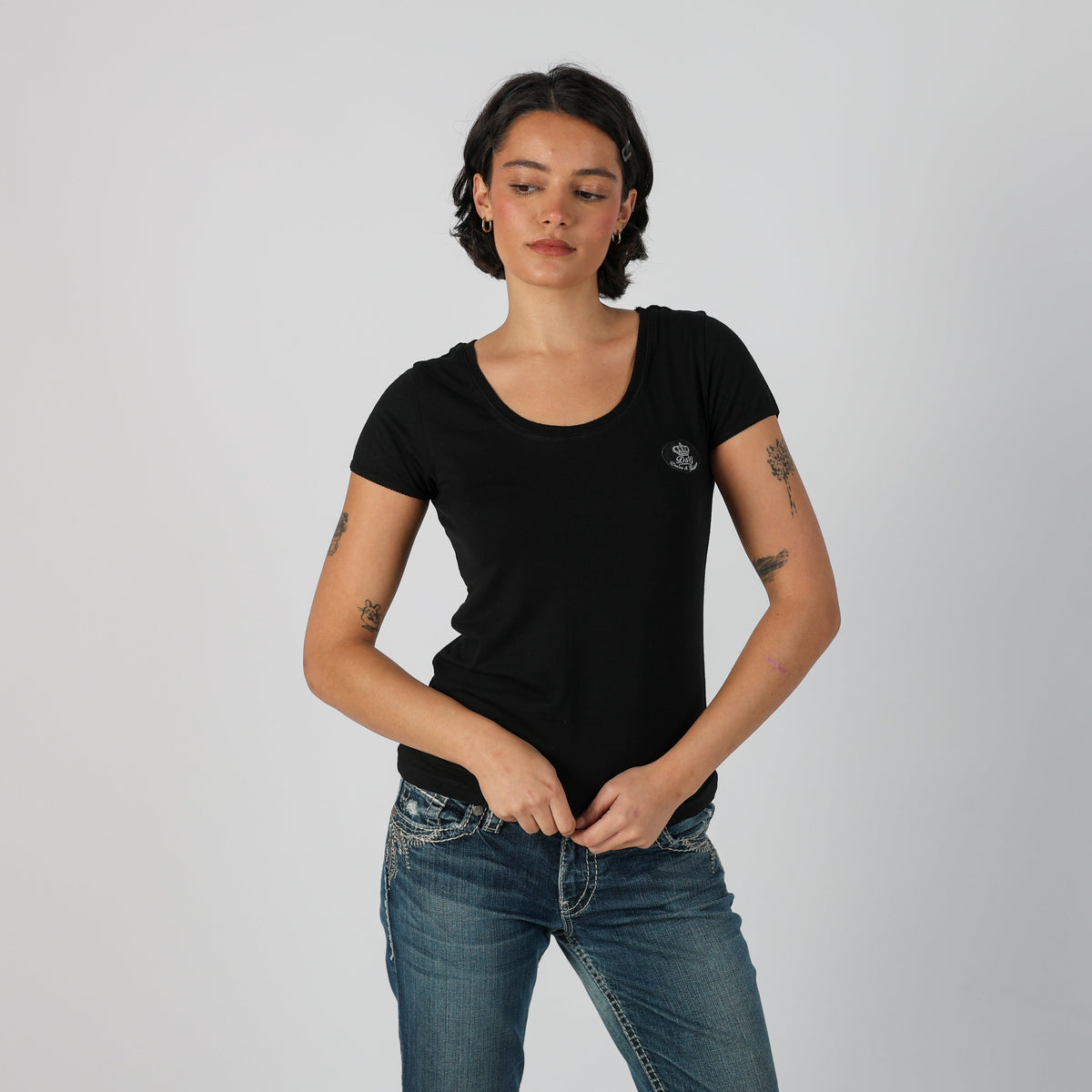 Black Y2K Dolce & Gabbana T-shirt (S)