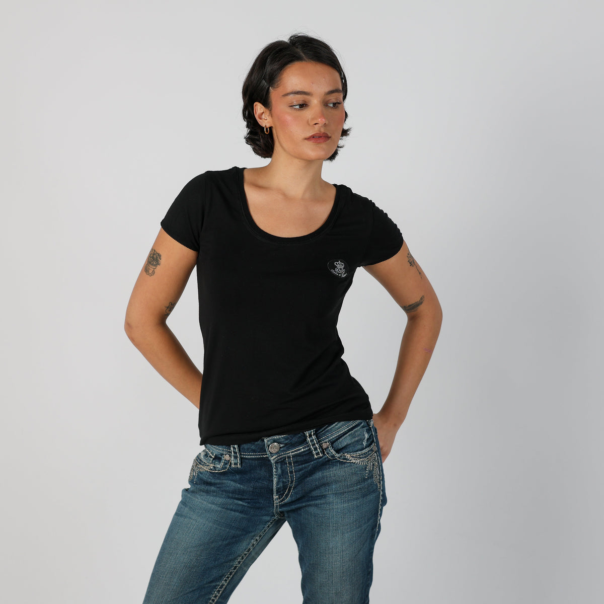 Black Y2K Dolce & Gabbana T-shirt (S)