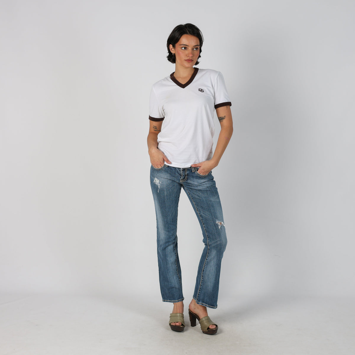 Blue Y2K Vigoss Bootcut Jeans (S)