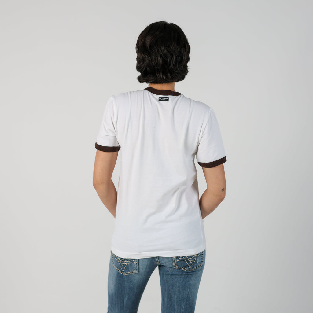White Y2K Dolce & Gabbana T-shirt (M)
