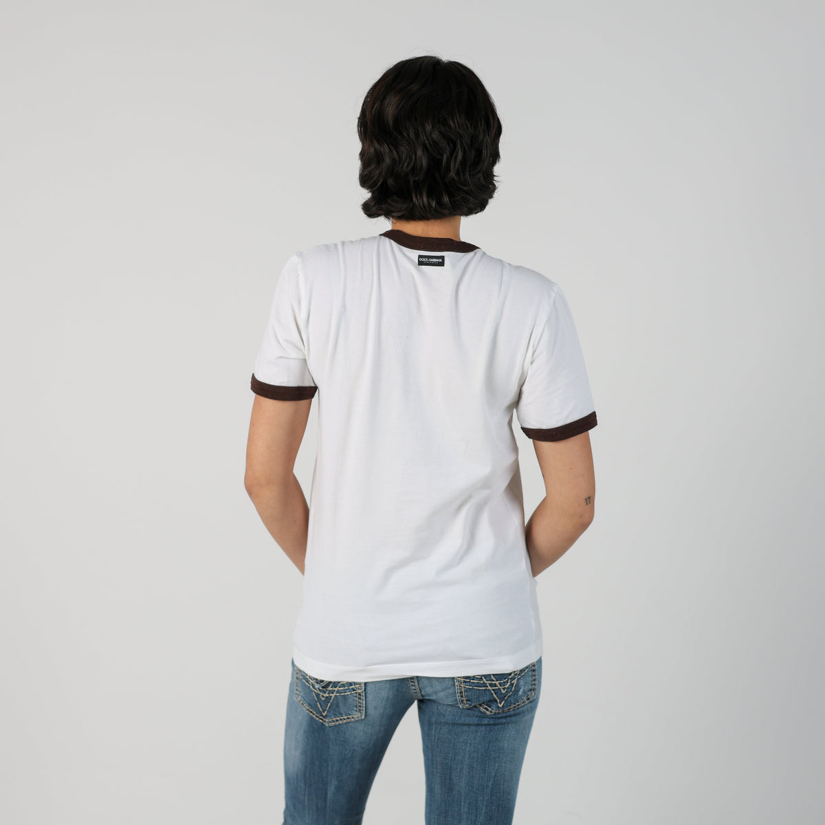 White Y2K Dolce & Gabbana T-shirt (M)