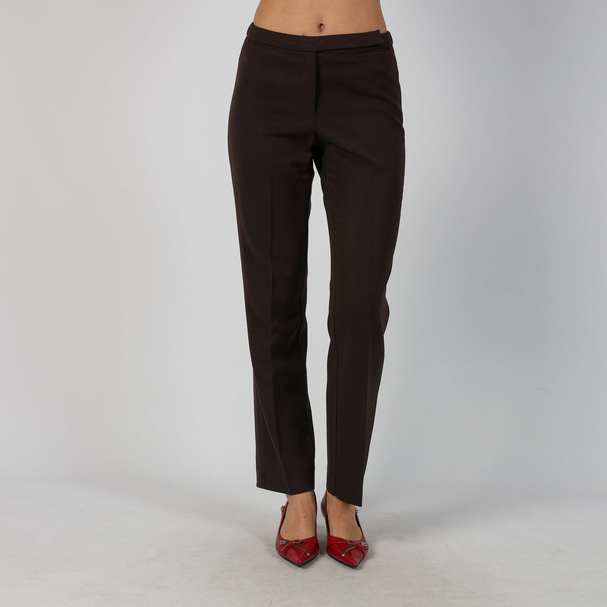 Brown Y2K Max&Co. Woven Trousers (S)