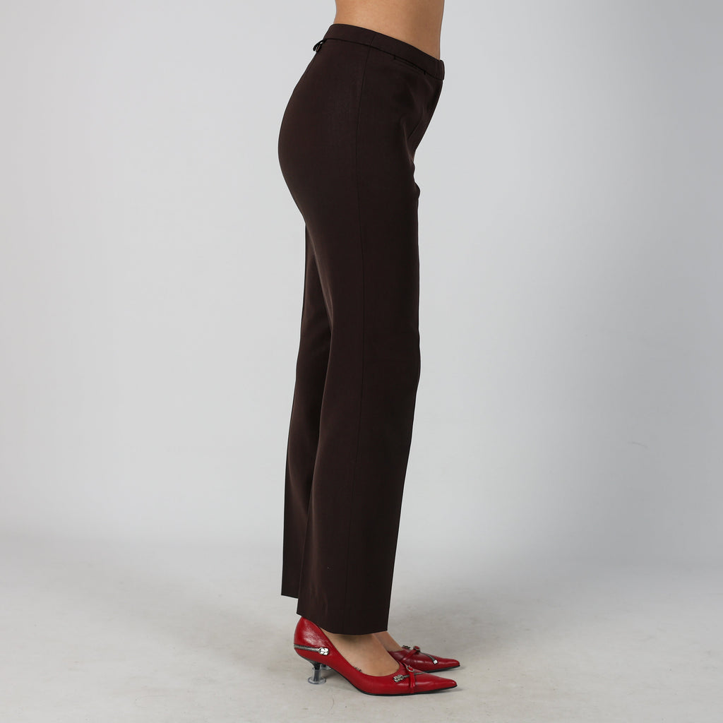 Brown Y2K Max&Co. Woven Trousers (S)