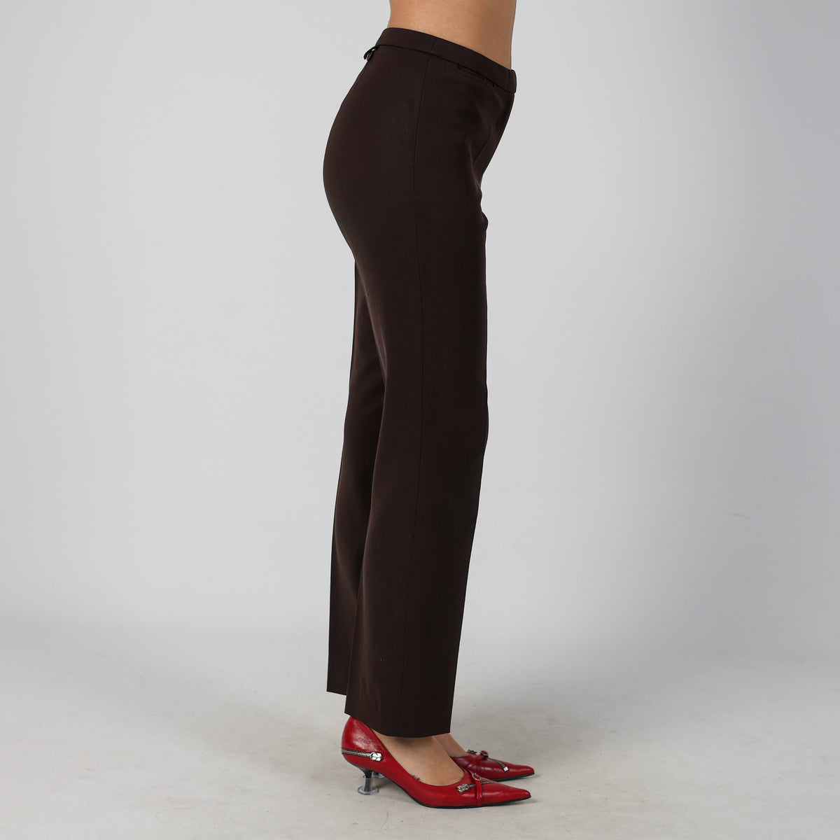 Brown Y2K Max&Co. Woven Trousers (S)