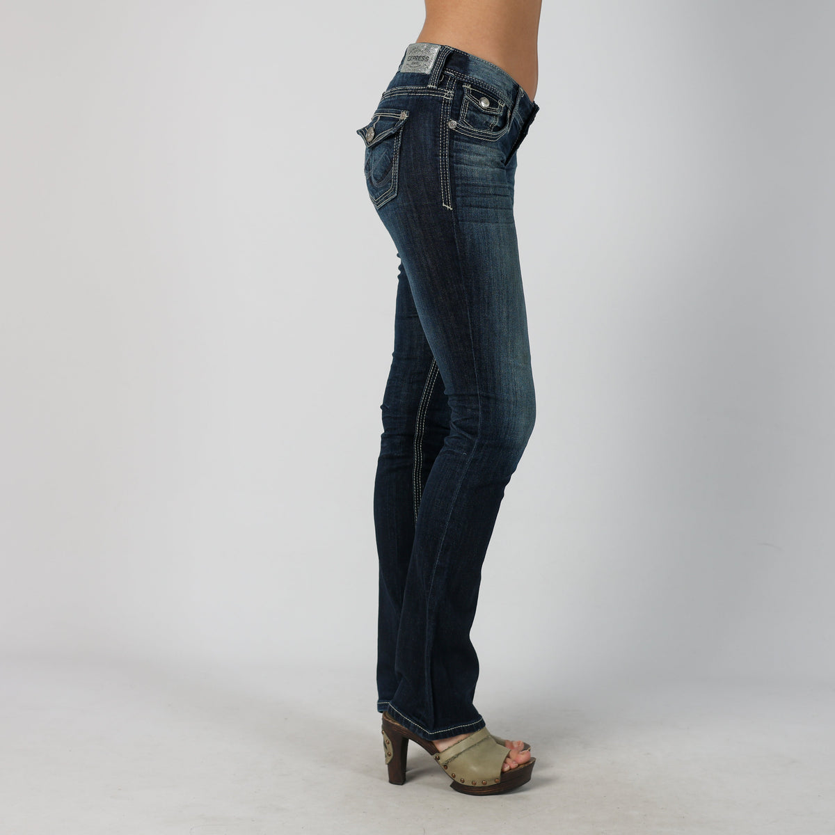 Blue Y2K Express Jeans Bootcut Jeans (M)
