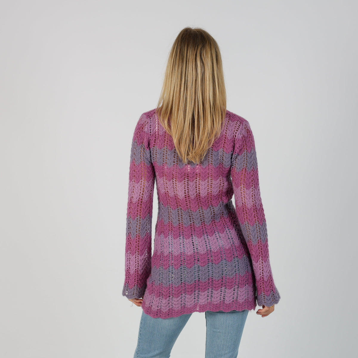Purple Y2K Made in Italy Knitted Jumper (M)