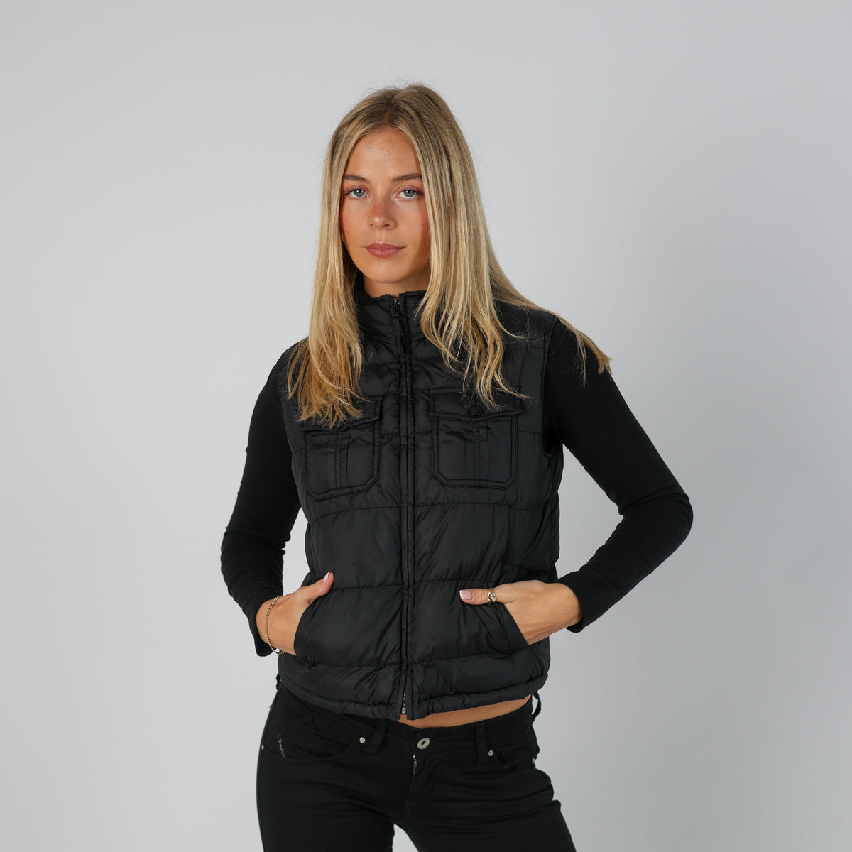 Black Y2K Gilet Timberland (S)