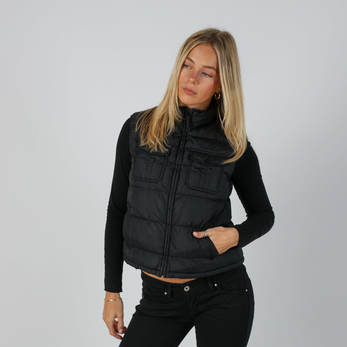 Black Y2K Gilet Timberland (S)