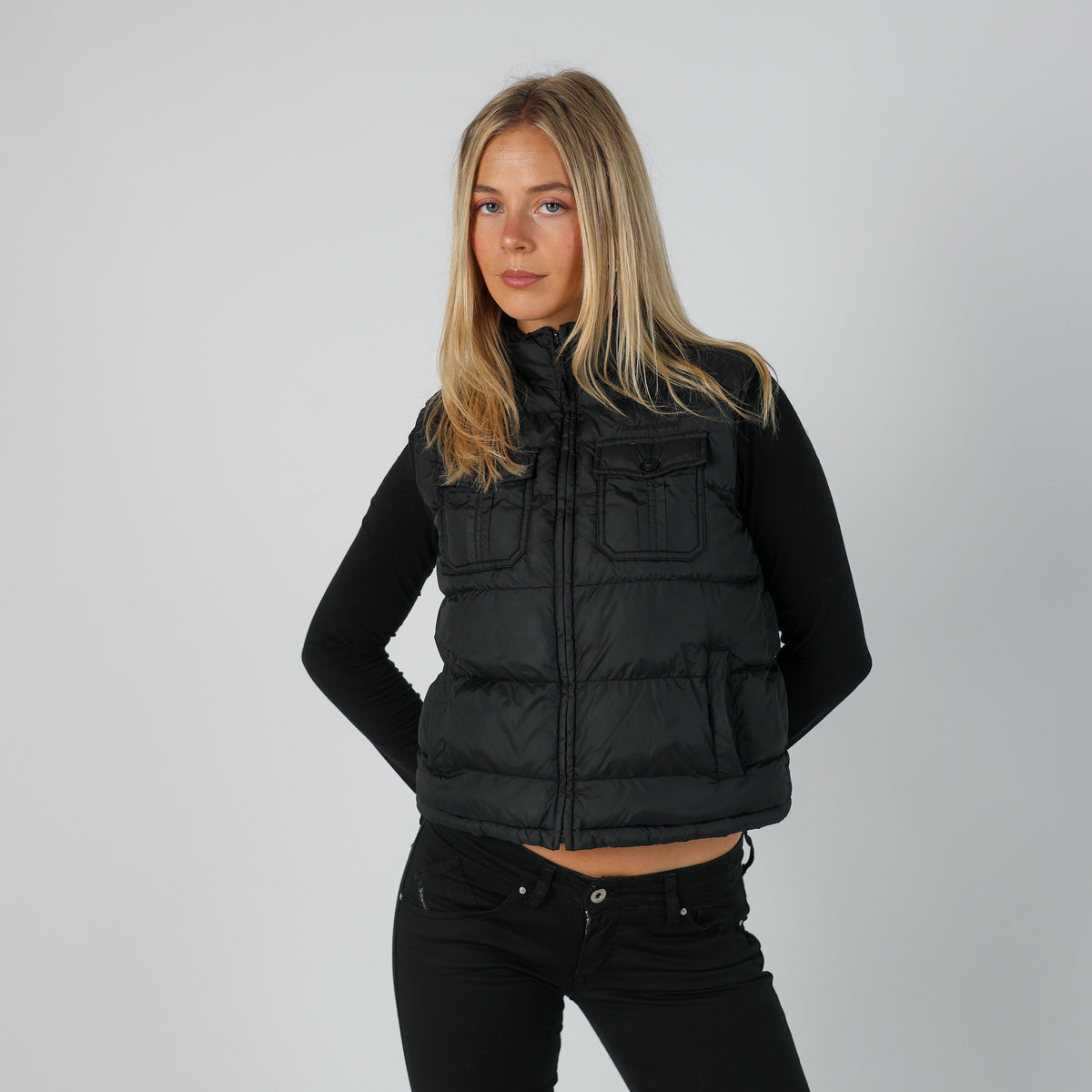 Black Y2K Gilet Timberland (S)