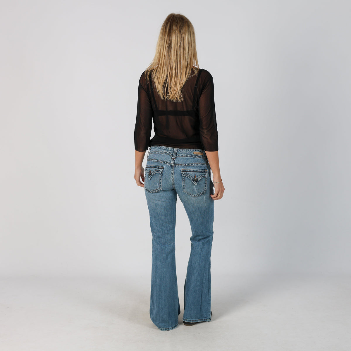 Blue Y2K Maurices Bootcut Jeans (M)