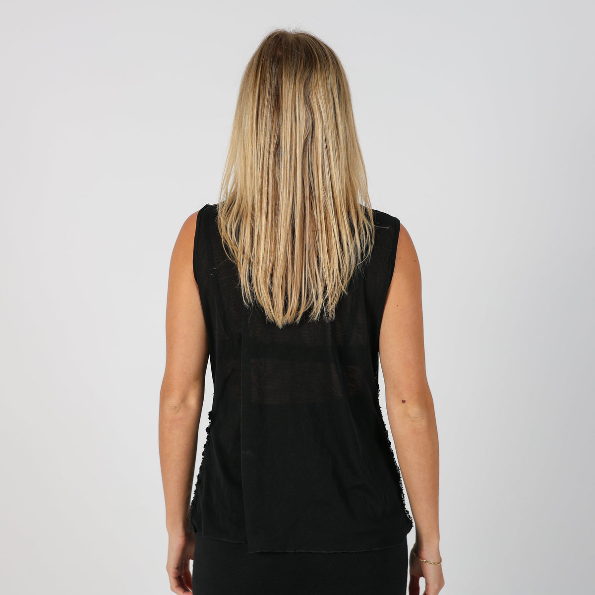 Black Y2K Conos Cami Sequin (M)