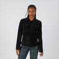 Black Y2K Made in Italy Leather Jacket Alberto Biani (S)