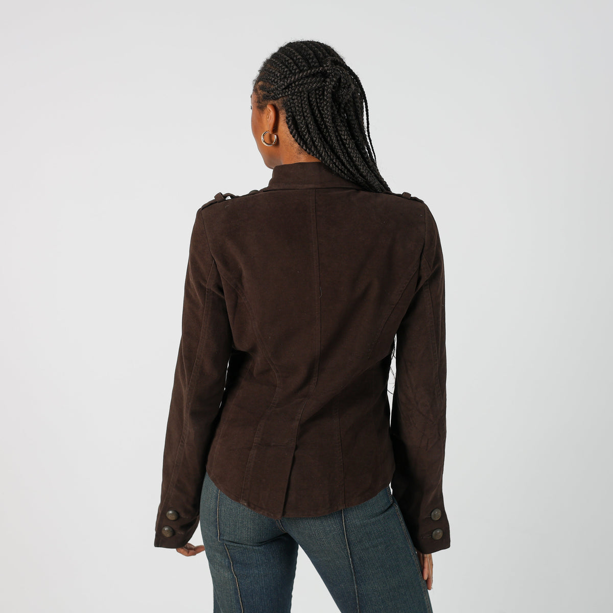 Brown Y2K EXTYN Italia Light jacket (S)