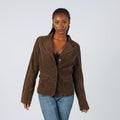 Brown Y2K Project Cord Jacket (M)