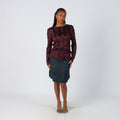Blue Y2K Class Denim Midi Skirt (XS)