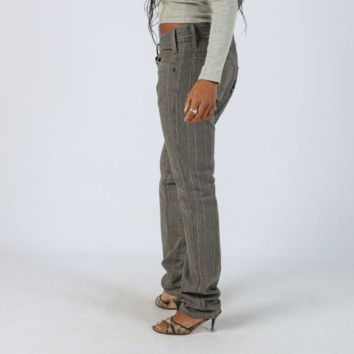 Brown Y2K Energie Casual Trousers (S)