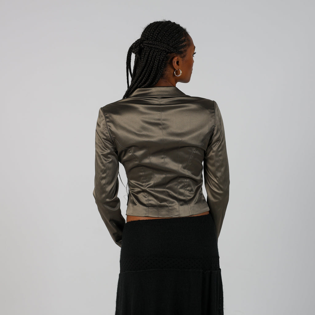 Charcoal Grey Y2K Motivi Blazer (8)