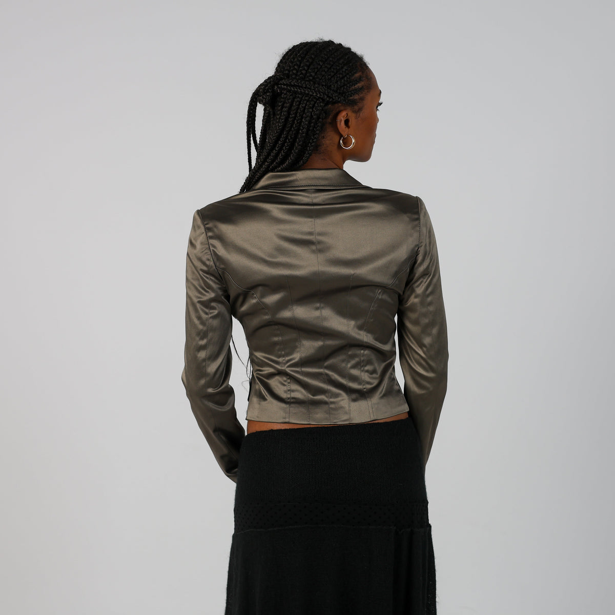Charcoal Grey Y2K Motivi Blazer (8)