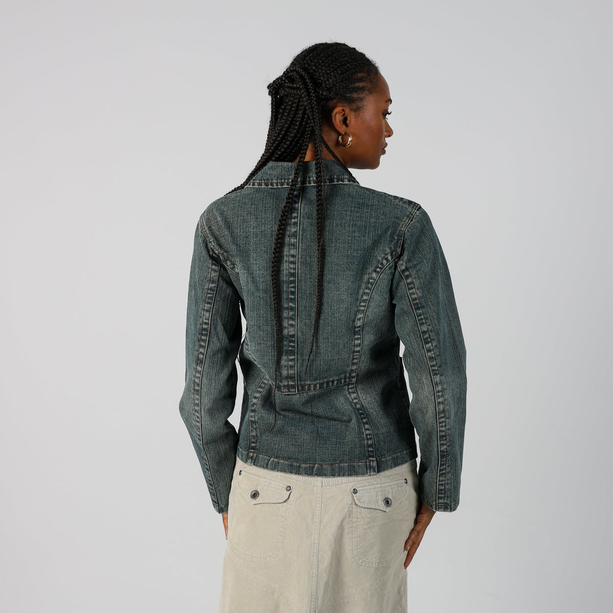 Blue Y2K Denim Jacket (M)