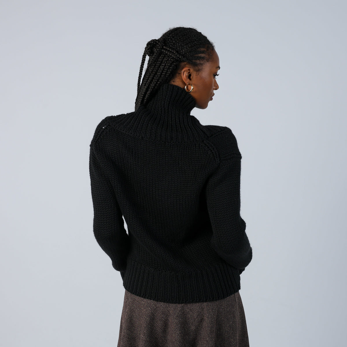 Black Y2K Rifle Jeans Cardigan (S)