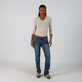 Blue Y2K Straight Jeans (S)
