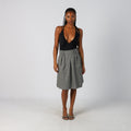 Grey Y2K Max&Co. Woven Midi Skirt (6)