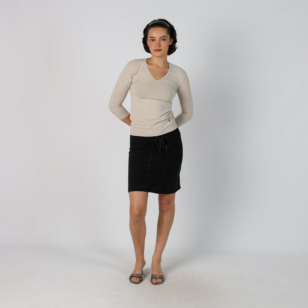 Black Y2K Sisley Cord Casual Trousers (XS)