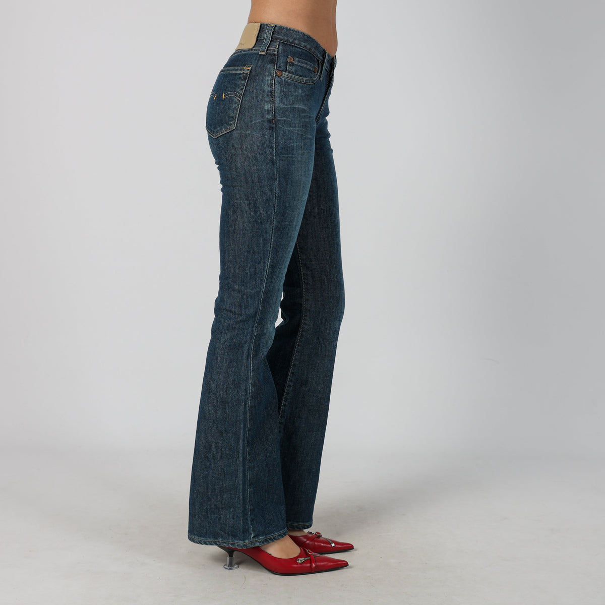 Blue Y2K G-Star Straight Jeans (XS)
