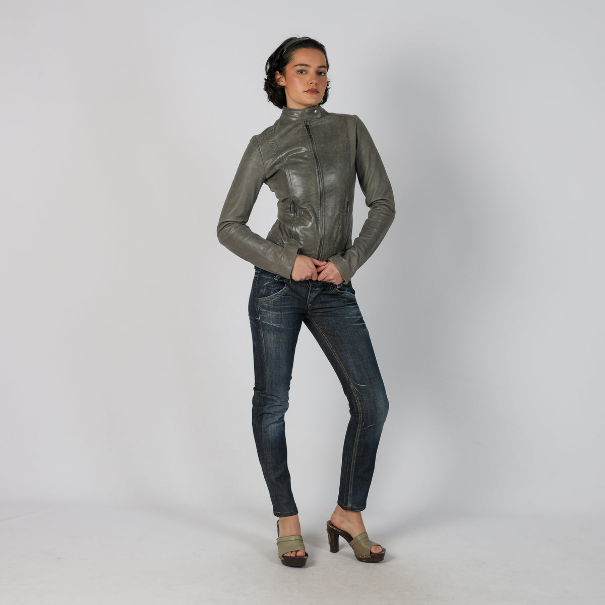 Blue Y2K Miss Sixty Skinny Jeans Contrast stitch (XS)