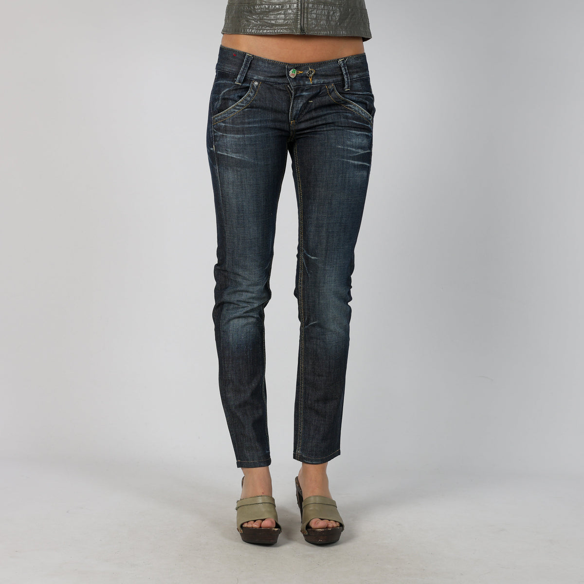 Blue Y2K Miss Sixty Skinny Jeans Contrast stitch (XS)