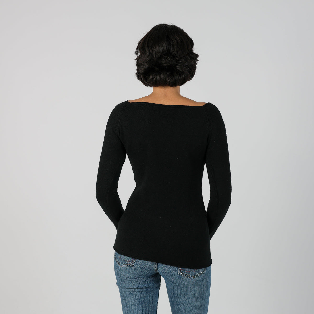 Black Y2K Knitted Jumper (S)