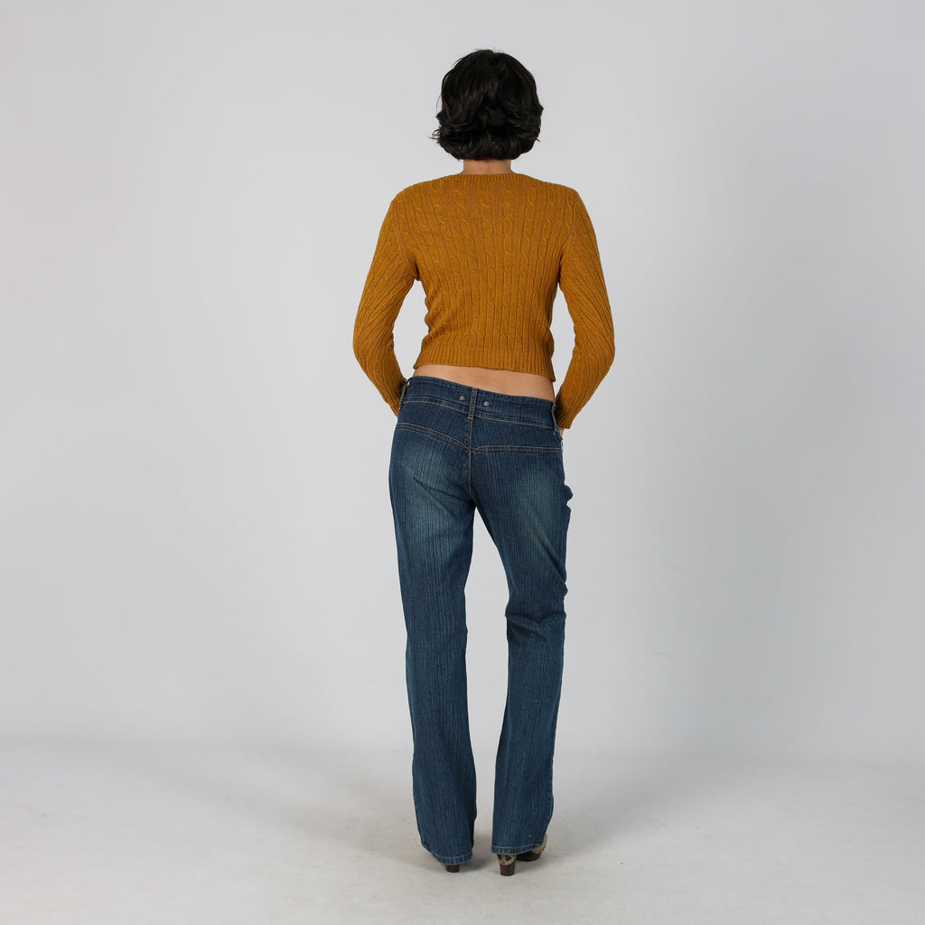 Blue Y2K Straight Jeans (S)