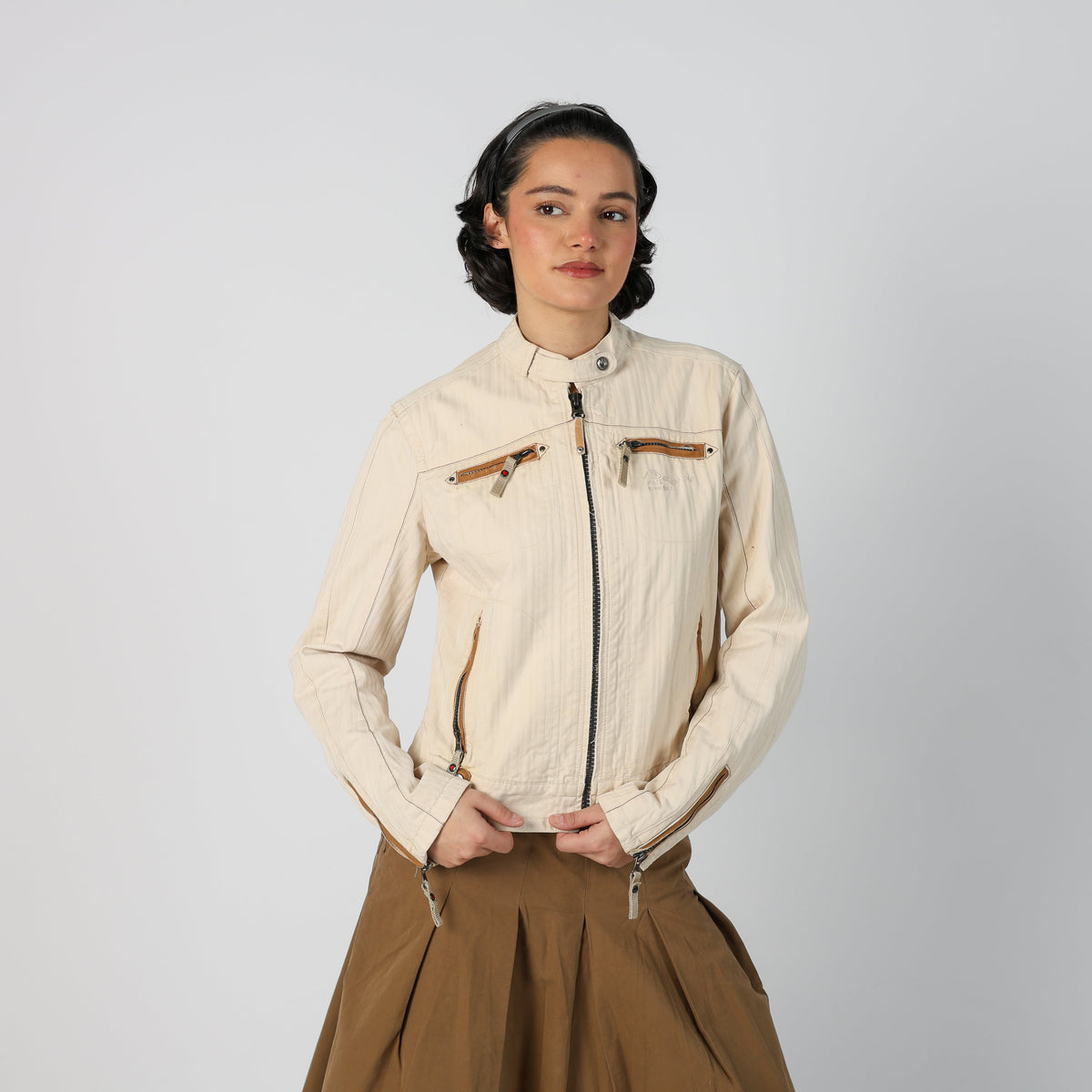 Cream Y2K Light jacket (M)