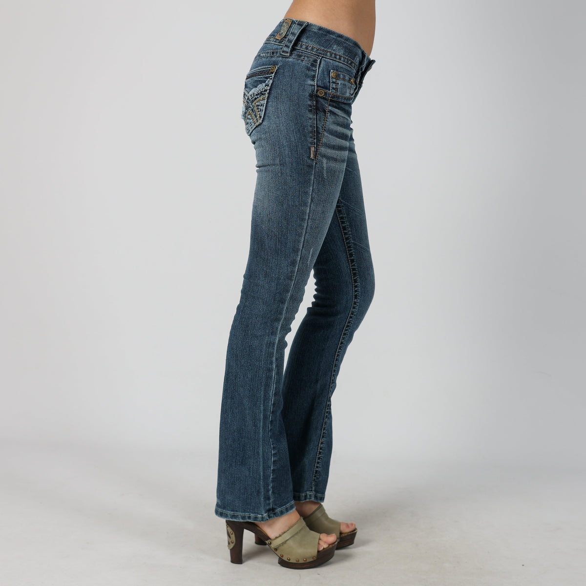 Blue Y2K Skinny Jeans (XXS)