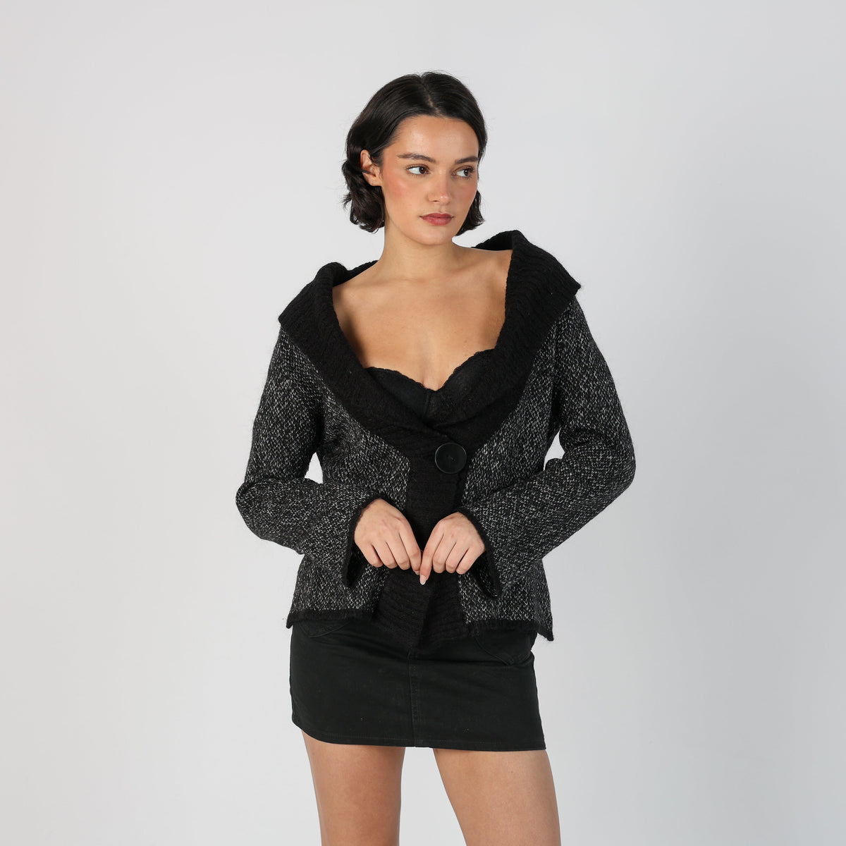 Black Y2K Marella Cardigan (L)
