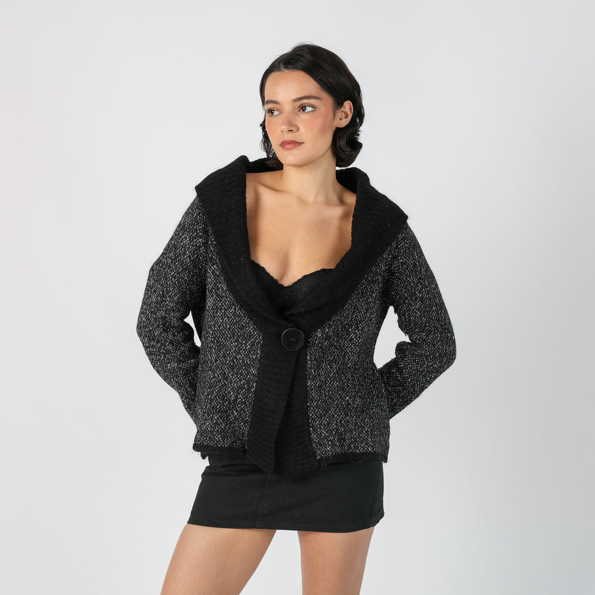 Black Y2K Marella Cardigan (L)