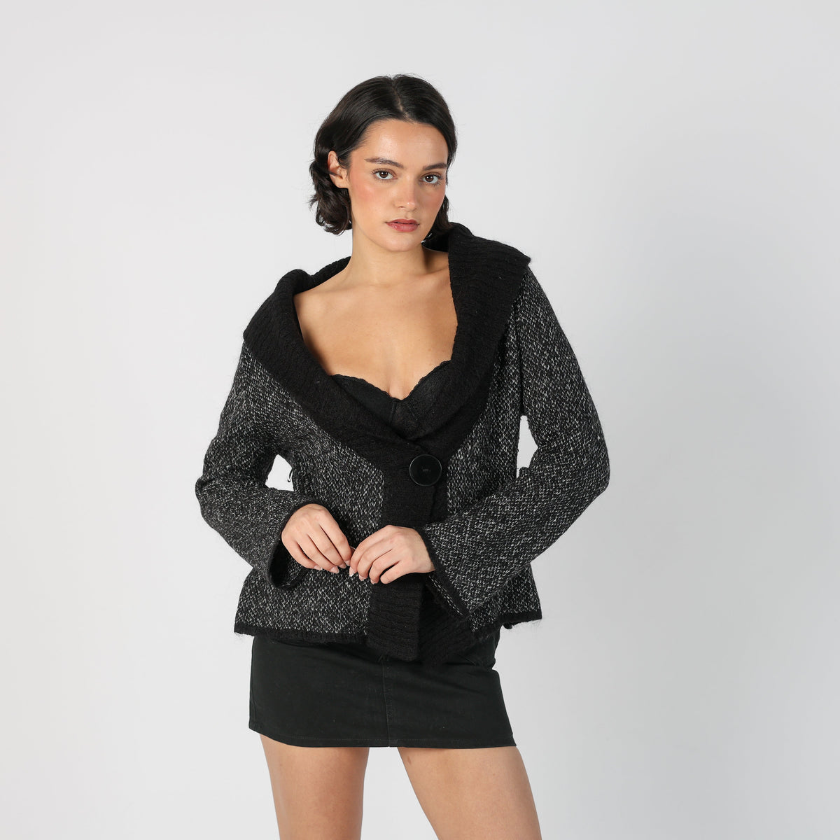 Black Y2K Marella Cardigan (L)