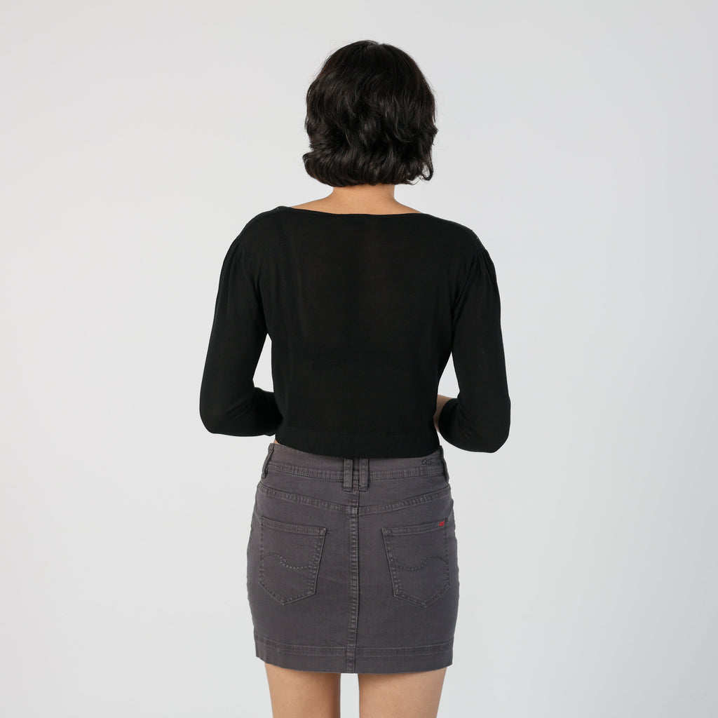 Black Y2K Anna Gabri Cardigan (S)