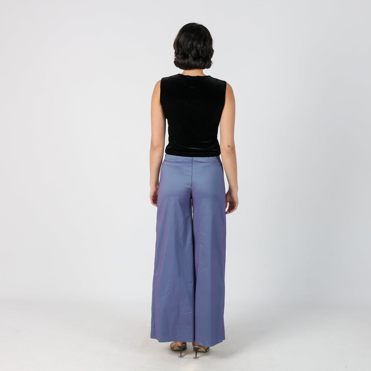 Lilac Purple Y2K Woven Trousers (S)