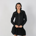 Black Y2K Woven Jacket (M)