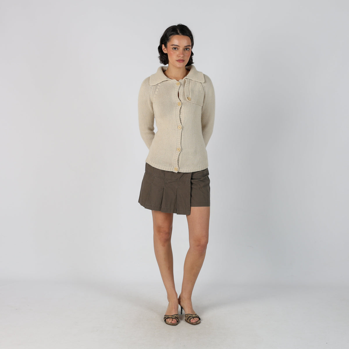 Brown Y2K Camaieu Skort (M)